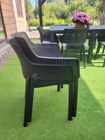 Zestaw mebli ogrodowych obiadowych dla 10 osób Meblobranie EJD10 grafit