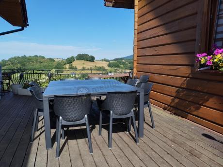 Zestaw mebli ogrodowych obiadowych dla 10 osób Meblobranie EJD10 grafit