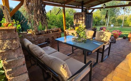 Zestaw mebli tarasowych - sofa 175cm, 2 fotele, stolik szklany blat - Panaon Dining Elite Beige