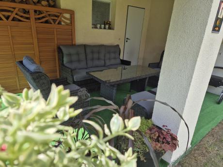 Zestaw mebli technorattanowych z regulowanymi fotelami Laritto Dining - Antracite