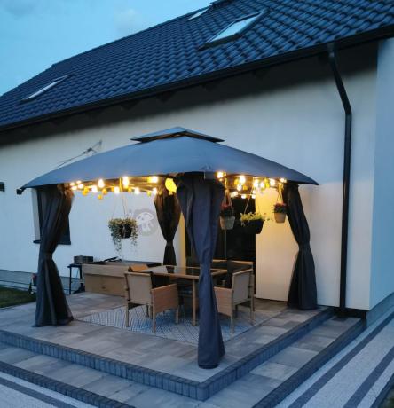 Zestaw mebli z technorattanu na taras Torino Dining – Yellow