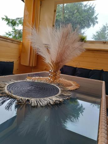 Zestaw mebli z technorattanu na taras Torino Grande – Naturalne, boho