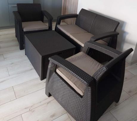 Corfu Box brązowy
