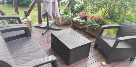 Corfu Box brązowy