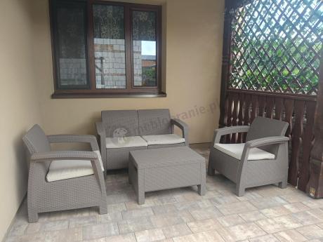 Zestaw ogrodowy Corfu Set Cappuccino Keter Curver