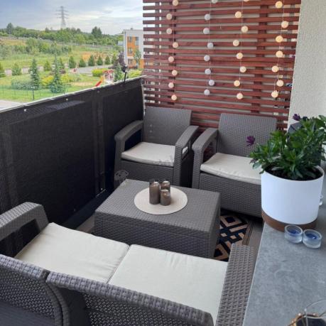 Zestaw ogrodowy Corfu Set Cappuccino Keter Curver