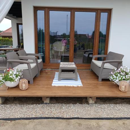 Zestaw ogrodowy Corfu Set Cappuccino Keter Curver