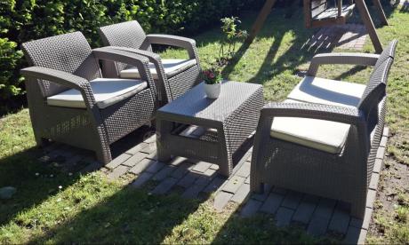 Zestaw ogrodowy Corfu Set Cappuccino Keter Curver
