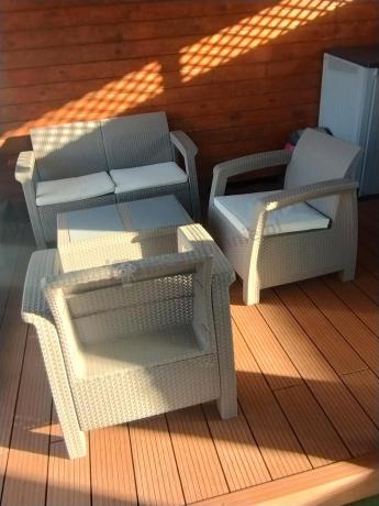 Zestaw ogrodowy Corfu Set Cappuccino Keter Curver