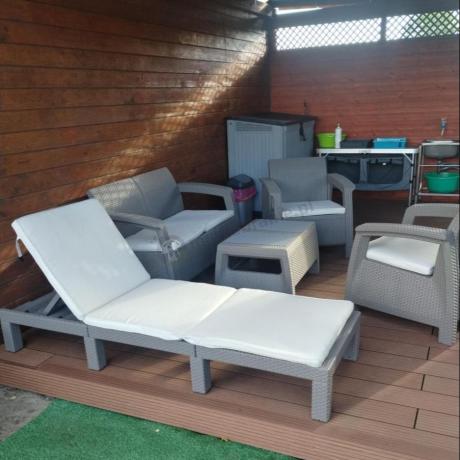 Zestaw ogrodowy Corfu Set Cappuccino Keter Curver