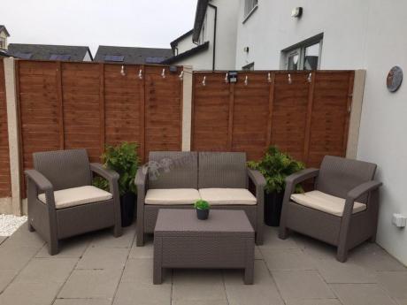 Zestaw ogrodowy Corfu Set Cappuccino Keter Curver