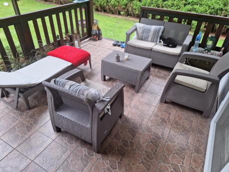 Zestaw ogrodowy Corfu Set Cappuccino Keter Curver