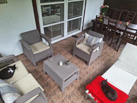 Zestaw ogrodowy Corfu Set Cappuccino Keter Curver