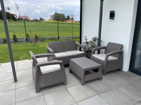 Zestaw ogrodowy Corfu Set Cappuccino Keter Curver