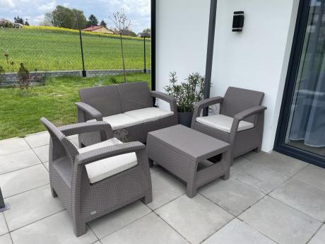 Zestaw ogrodowy Corfu Set Cappuccino Keter Curver