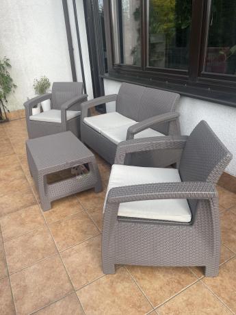 Zestaw ogrodowy Corfu Set Cappuccino Keter Curver