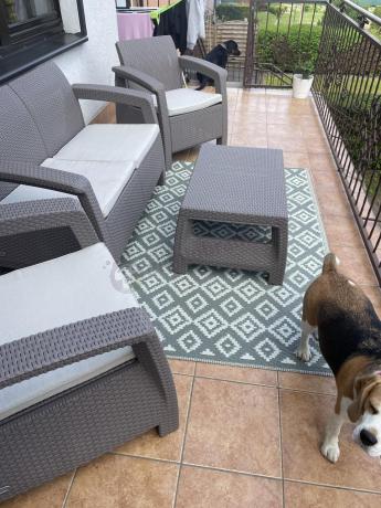 Zestaw ogrodowy Corfu Set Cappuccino Keter Curver