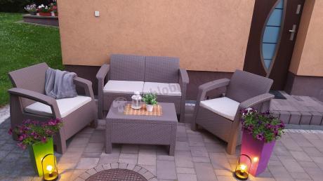 Zestaw ogrodowy Corfu Set Cappuccino Keter Curver