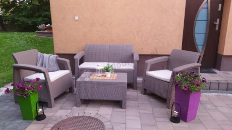 Zestaw ogrodowy Corfu Set Cappuccino Keter Curver