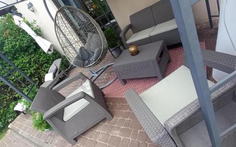 Zestaw ogrodowy Corfu Set Cappuccino Keter Curver