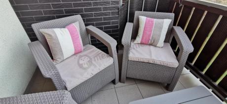 Zestaw ogrodowy Corfu Set Lyon Cappuccino Keter Curver