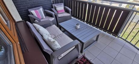 Zestaw ogrodowy Corfu Set Lyon Cappuccino Keter Curver