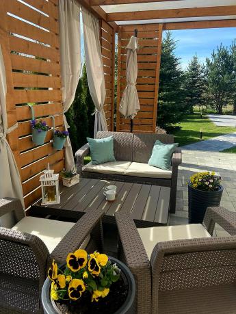 Zestaw ogrodowy Corfu Set Lyon Cappuccino Keter Curver