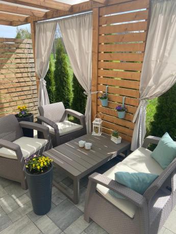 Zestaw ogrodowy Corfu Set Lyon Cappuccino Keter Curver