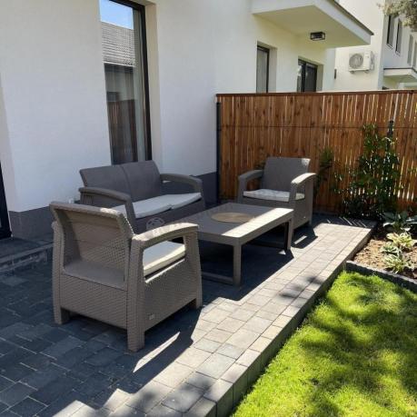 Zestaw ogrodowy Corfu Set Lyon Cappuccino Keter Curver