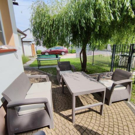 Zestaw ogrodowy Corfu Set Lyon Cappuccino Keter Curver