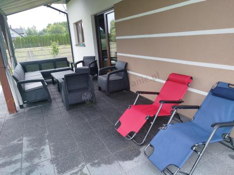 Zestaw ogrodowy dla 10 osób z narożnikiem, stołem podnoszonym i trzema fotelami Relly VII grafitowy