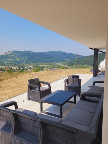 Zestaw ogrodowy dla 10 osób z narożnikiem, stołem podnoszonym i trzema fotelami Relly VII grafitowy