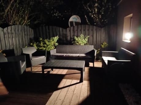 Zestaw ogrodowy dla 7 osób Meblobranie STL grafitowy