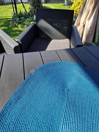 Zestaw ogrodowy dla 8 osób narożnik Nedler VI, stół podnoszony i dwa fotele - grafit
