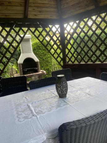 Zestaw ogrodowy dla 8 osób stół + fotele Meblobranie TG8 grafit
