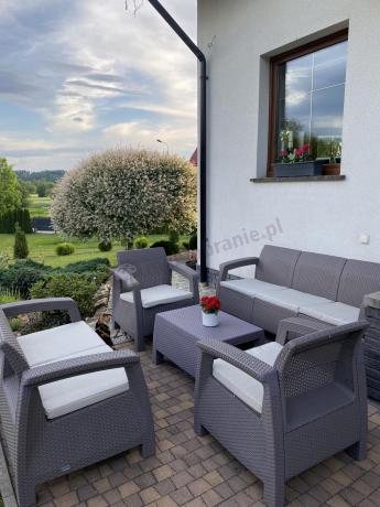 Zestaw ogrodowy Meblobranie CSTM7 Cappuccino