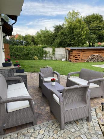 Zestaw ogrodowy Meblobranie CSTM7 Cappuccino