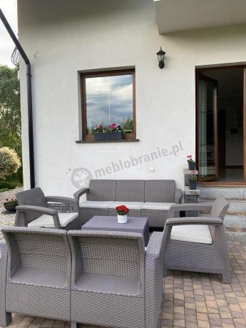 Zestaw ogrodowy Meblobranie CSTM7 Cappuccino