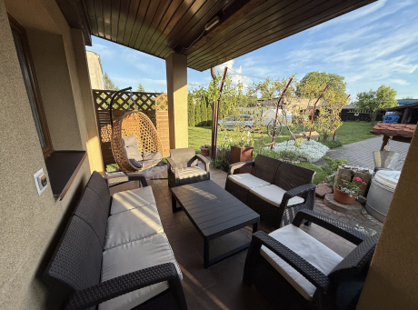 Zestaw ogrodowy Meblobranie CTL7 z podnoszonym stolikiem Brąz