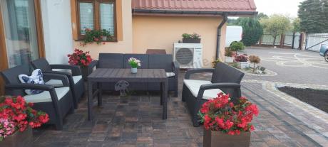 Zestaw ogrodowy Meblobranie CTL7 z podnoszonym stolikiem Brąz