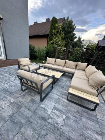 Zestaw ogrodowy modułowy z fotelami Panaon Corner XL WB