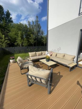 Zestaw ogrodowy modułowy z fotelami Panaon Corner XL WB