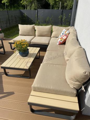 Zestaw ogrodowy modułowy z fotelami Panaon Corner XL WB