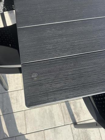 Zestaw ogrodowy na 8 osób z dużym stołem 295cm Meblobranie EJD8 grafit