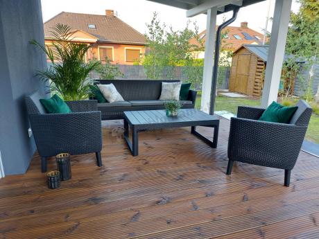 zestaw ogrodowy na nóżkach