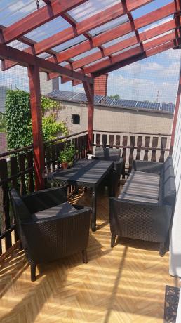 zestaw ogrodowy na nóżkach