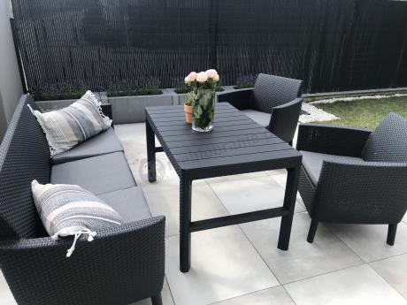 zestaw ogrodowy na nóżkach