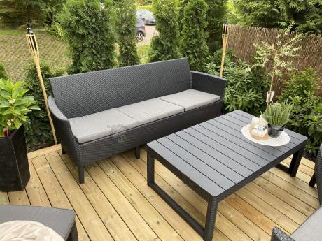 zestaw ogrodowy na nóżkach