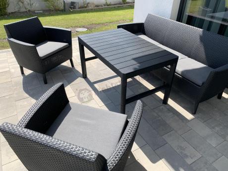 zestaw ogrodowy na nóżkach