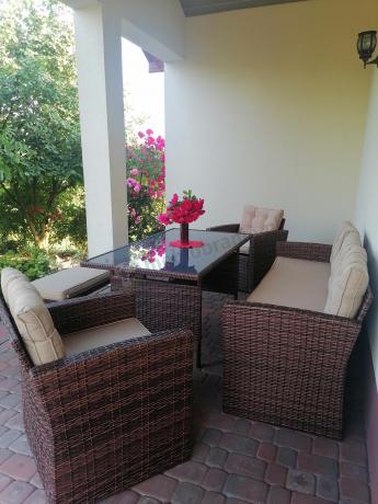 Zestaw ogrodowy technorattanowy z kanapą trzyosobową